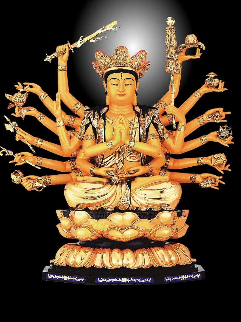 Chuẩn Đề Bồ Tát (Cundā) là một trong lục quan âm của Phật giáo  S.WEB66.COM.TW