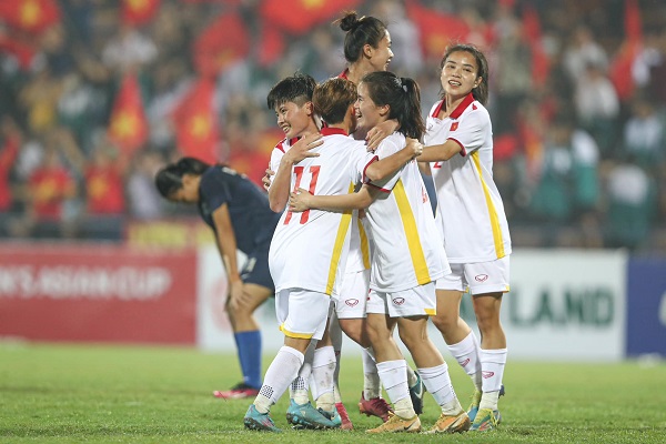 U.20 nữ Việt Nam thắng tỉ số không tưởng tại giải châu Á