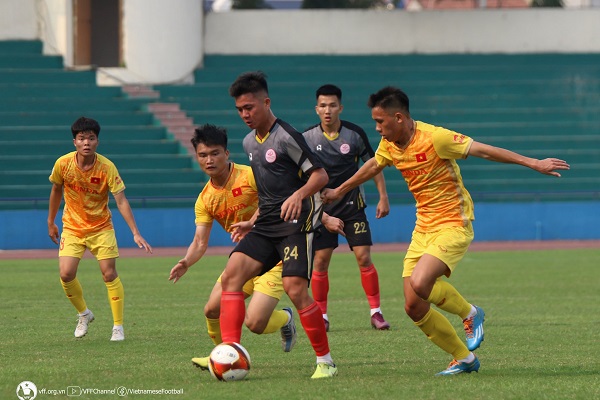 U.23 Việt Nam thắng đội hạng nhất Quốc gia trước khi sang Qatar