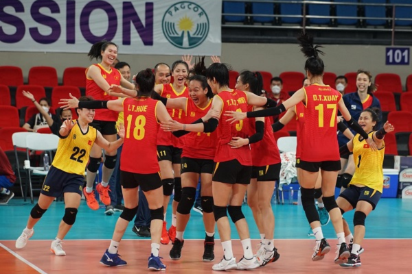 Bóng chuyền nữ Việt Nam tiếp tục phát huy chuỗi trận bất bại tại AVC Challenge Cup 2023