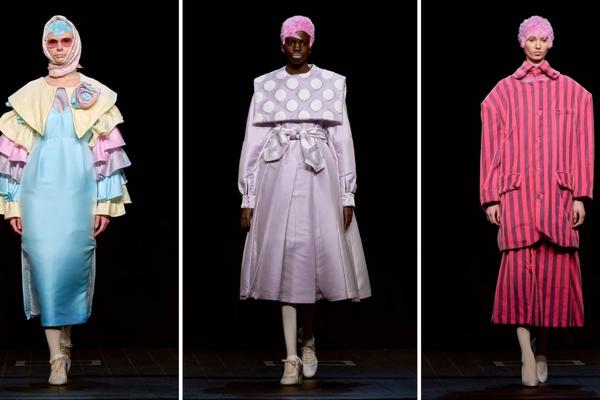 Trang phục đổi màu bằng tia cực tím tại Paris Fashion Week