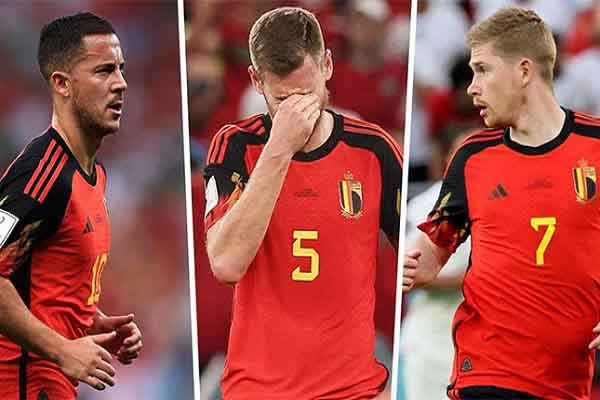 Kevin De Bruyne, Eden Hazard và Jan Vertonghen ẩu đả sau trận thua Maroc