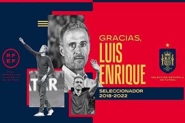 HLV Luis Enrique chia tay tuyển Tây Ban Nha sau màn thể hiện thất vọng tại World Cup
