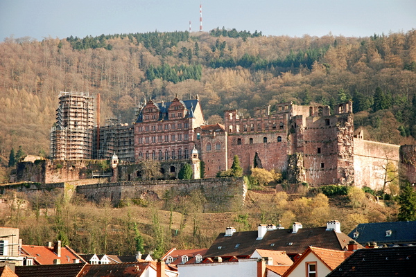 Lâu đài Heidelberg - Một kiến trúc tuyệt mỹ từng tồn tại