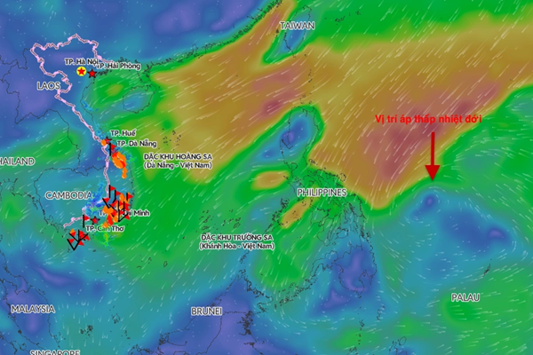 Có thể xuất hiện 1 - 2 cơn bão trong tháng 12