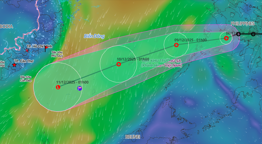 Áp thấp nhiệt đới trên biển Đông