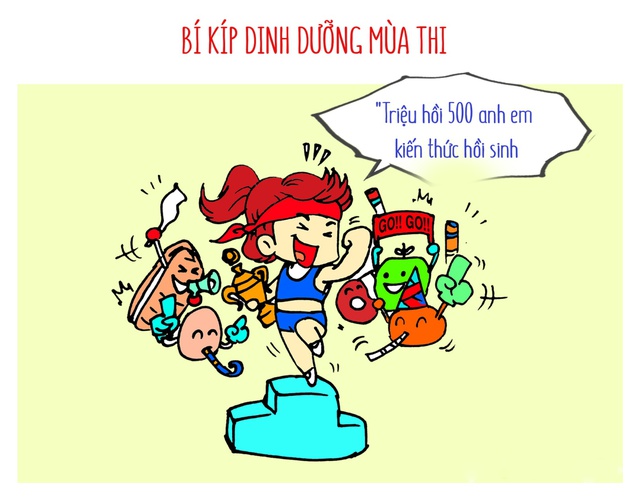 'Bí kíp' giúp sĩ tử tự tin, mạnh khoẻ mùa thi