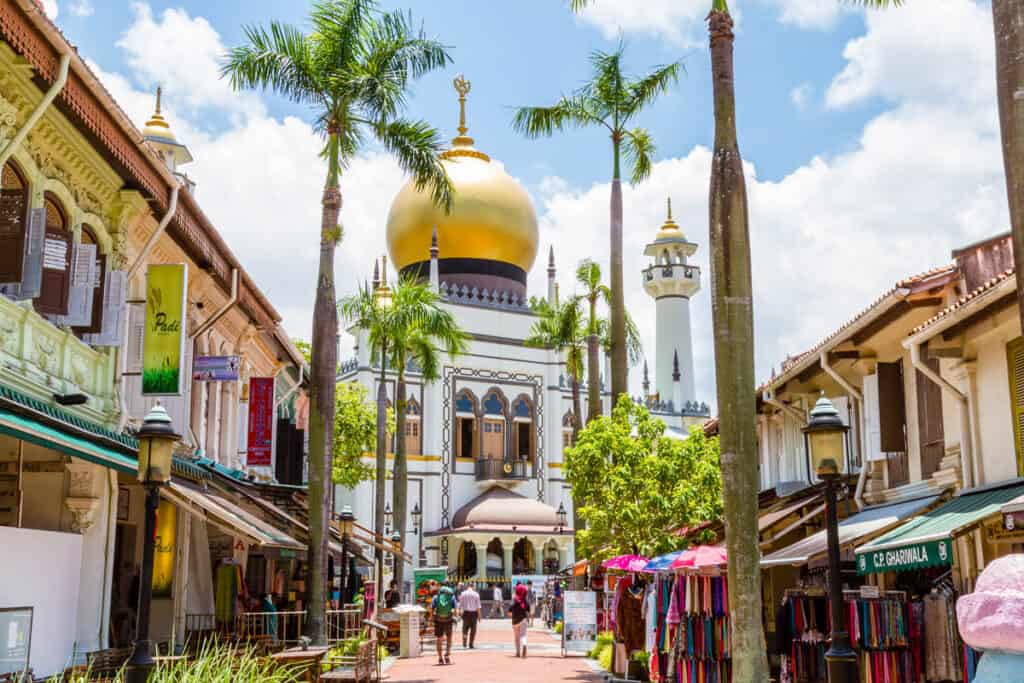Khu Kampong Glam của người theo Đạo Hồi ở Singapore. Nguồn ảnh: Singapore Travel Insider