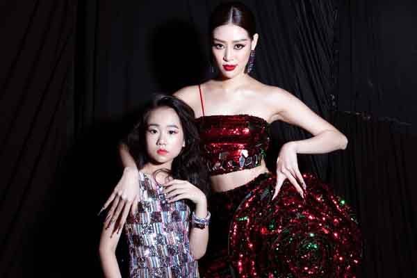Hoa hậu Khánh Vân tiếp tục làm 'vedette' sánh đôi cùng học trò nhí Bảo Hân