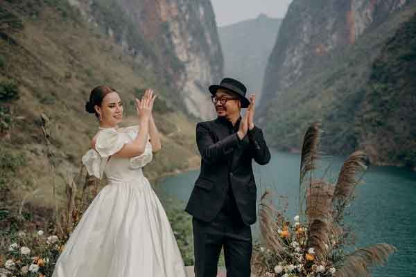 Bộ ảnh cưới 'đẹp như tranh vẽ' của cặp đôi Hà Lê - Gia Linh
