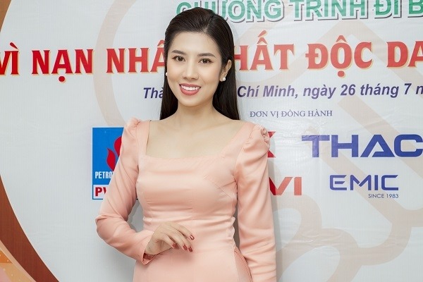 Hoa hậu Dương Yến Nhung trở thành Đại sứ hoạt động vì các nạn nhân chất độc da cam