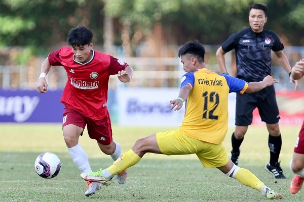 Tiền đạo Ngọc Mỹ lập công giúp U.19 Thanh Hoá đánh bại U.19 SLNA 1-0