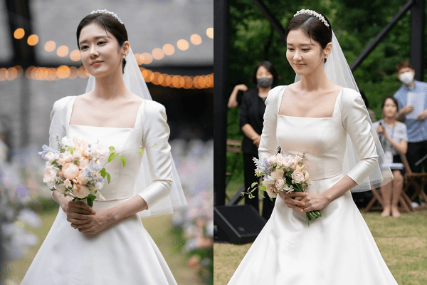 Nữ diễn viên Jang Na Ra xinh đẹp trong lễ cưới