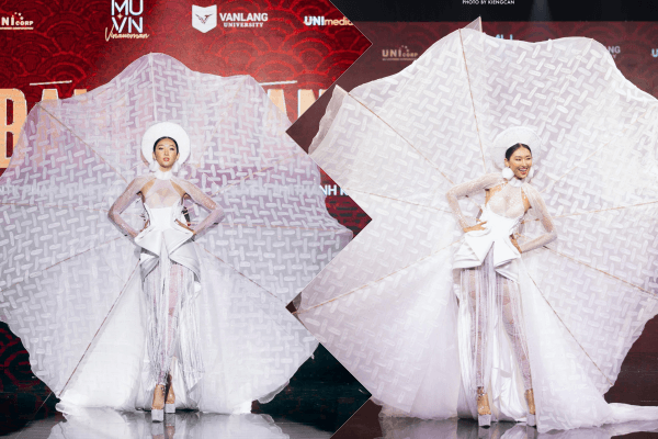 Cận cảnh bộ trang phục dân tộc về nhì nhưng chiếm ‘spotlight’ lớn tại Miss Universe Vietnam 2022