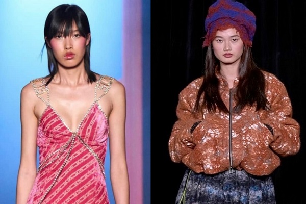 Hai mẫu Việt diễn ở Milan Fashion Week