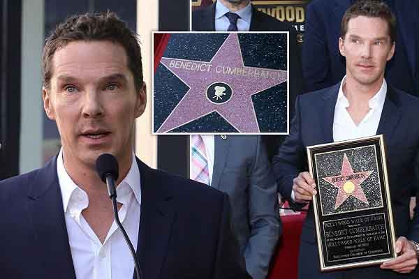 Benedict Cumberbatch được gắn sao trên Đại lộ danh vọng