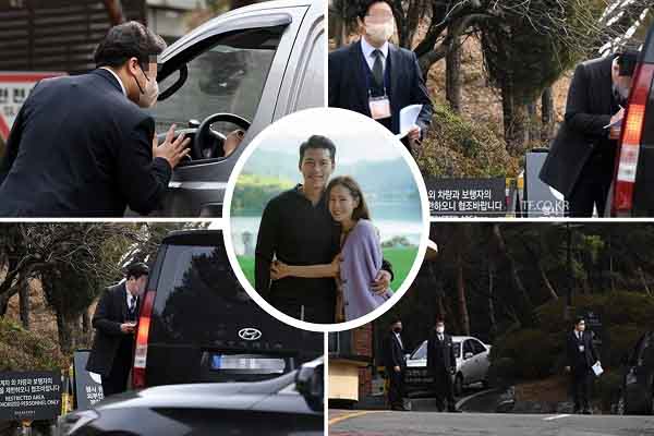 An ninh nghiêm ngặt bên ngoài địa điểm tổ chức đám cưới Hyun Bin - Son Ye Jin