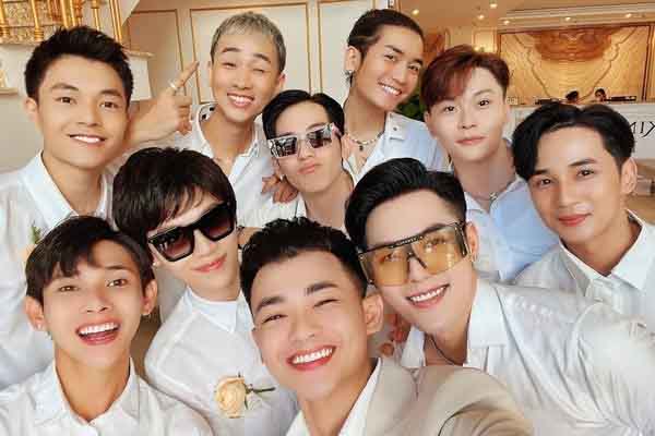 Hải Triều, BB Trần, Quang Trung xuất hiện trong đám cưới 'hot boy làng hài'