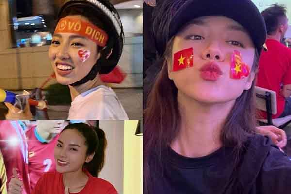 Sao Việt 23/05: Dàn hoa hậu vui mừng với chiến thắng của đội tuyển Việt Nam