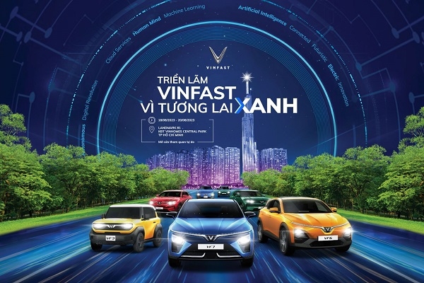 Loạt công nghệ hiện đại xuất hiện tại triển lãm 'VinFast – Vì tương lai xanh' ở Tp.HCM