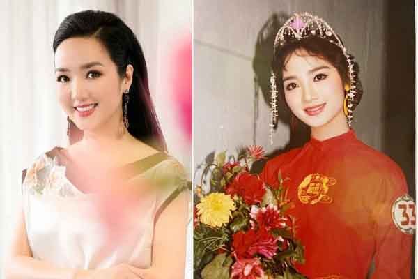 Ảnh Giáng My đăng quang 'Hoa hậu đền Hùng' cách đây 29 năm 'gây sốt' MXH