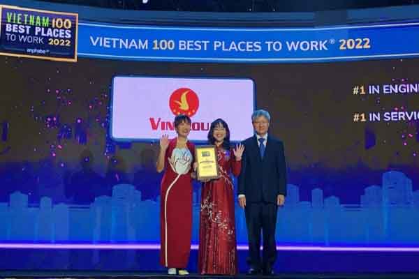 Vingroup thuộc top 10 nơi làm việc tốt nhất Việt Nam