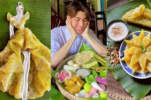 20 loại bánh đặc sản Nam Bộ xuất hiện trong BST thời trang của NTK Nguyễn Minh Công