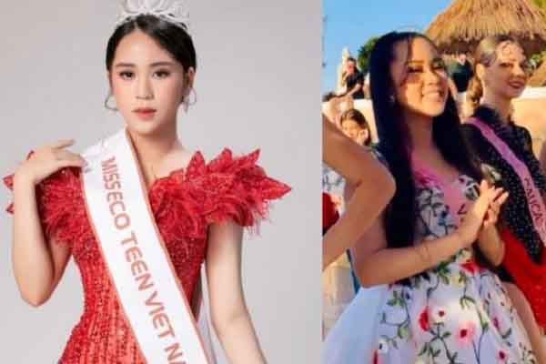 Đại diện Việt Nam vào top 10 phần thi tài năng tại 'Miss Eco Teen International'