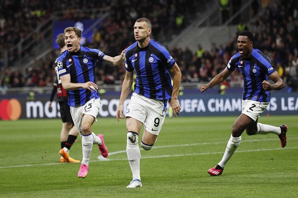 Đánh bại AC Milan tại trận lượt đi, Inter tiến gần vào chung kết Champions League