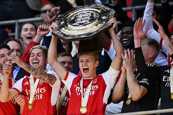 Vượt qua Man City, Arsenal lên ngôi vô địch 'Siêu cúp Anh 2023'