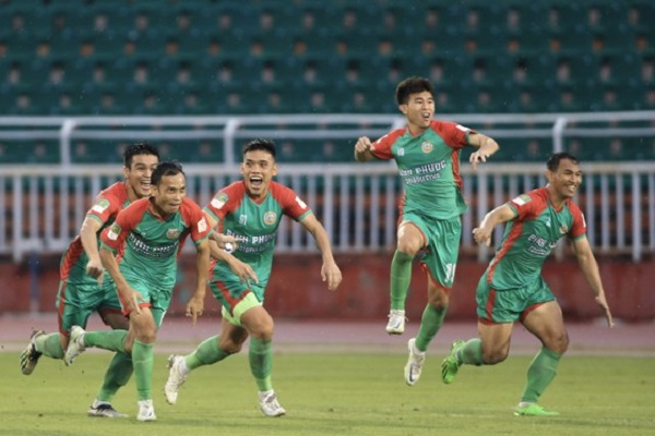 CLB Bình Phước tiếp tục ở lại giải bóng đá hạng nhất Quốc gia