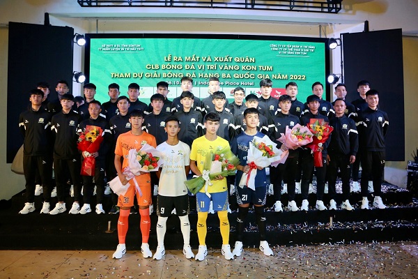 CLB Vị trí vàng Kon Tum đặt mục tiêu cao tại giải hạng ba Quốc gia 2022