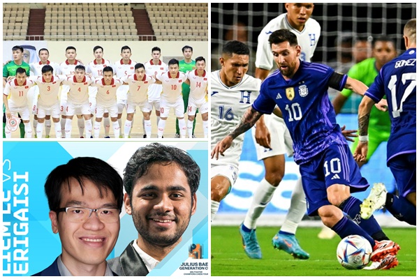 Thể thao hôm nay: Futsal Việt Nam tham dự VCK futsal châu Á 2022; Messi tỏa sáng, Argentina giành chiến thắng.