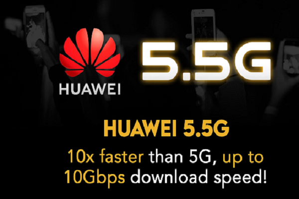 Huawei thúc đẩy ra mắt mạng 5.5G, tốc độ nhanh hơn 5G gấp 10 lần