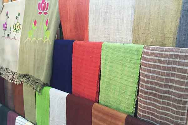 Độc đáo hiếm có lụa dệt từ tơ sen đầu tiên tại Việt Nam