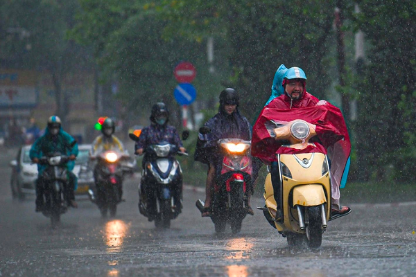 Thời tiết ngày 24.6: Khu vực Bắc Bộ và Thanh Hóa có mưa to đến rất to