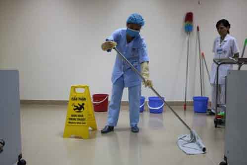 Bộ Y tế yêu cầu các bệnh viện đảm bảo vệ sinh môi trường mùa bão lũ