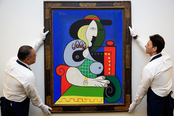 Tranh Picasso vẽ người tình trở thành tác phẩm đắt nhất năm nay, trị giá 139 triệu USD