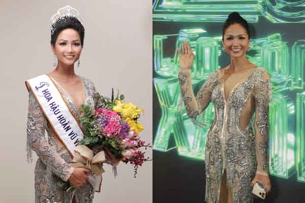 H’Hen Niê diện lại váy kỉ niệm 5 năm đăng quang Hoa hậu Hoàn vũ Việt Nam, có một điều không thay đổi?