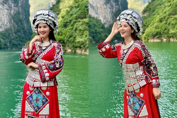 Diện trang phục dân tộc H’Mông, Kha Ly ‘đốn tim’ bởi vẻ ngoài ngọt ngào