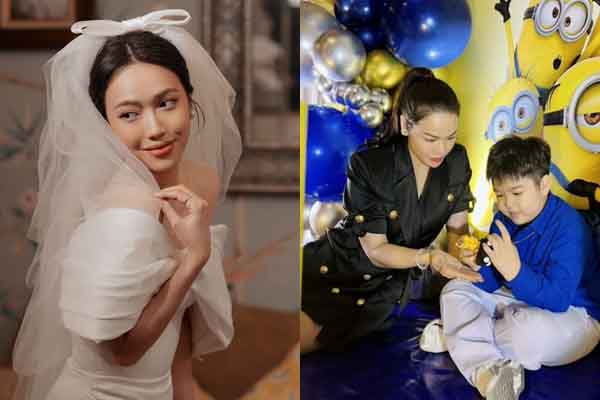 Sao Việt 21/9: Diệu Nhi 'gây sốt' với hình ảnh diện váy cưới, Nhật Kim Anh hội tụ chồng cũ trong ngày sinh nhật con trai
