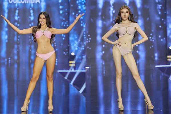 Bán kết Miss Charm 2023: Colombia, Dominica và Việt Nam 'cực cháy' với phần thi áo tắm