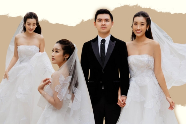 Hoa hậu Đỗ Mỹ Linh lộ ảnh cưới bên chồng chủ tịch, CĐM tấm tắc: ‘Xứng lứa vừa đôi’ 