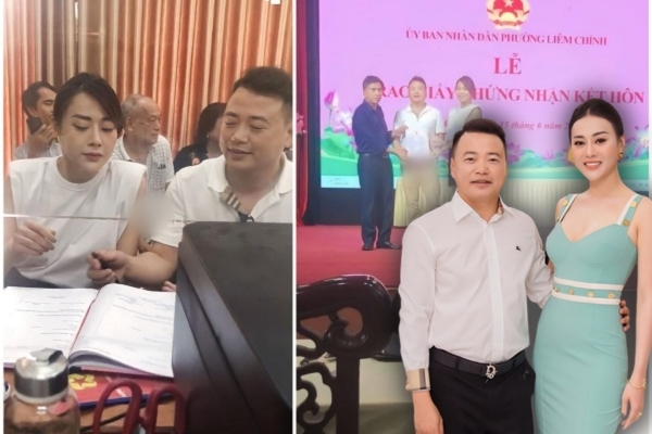 Shark Bình - Phương Oanh làm ‘lễ trao giấy chứng nhận kết hôn’ tại Hà Nam, chính thức nên duyên vợ chồng