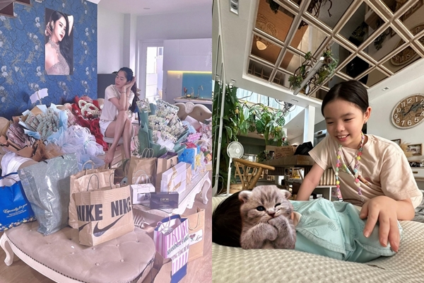 Sao Việt 1/7: Nam Em khoe căn phòng ngập tràn hoa quà sau một đêm diễn, con gái Phương Trinh Jolie giúp mẹ chăm em trai