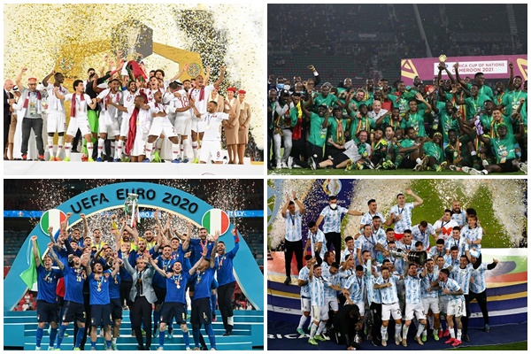 4 giải đấu bóng đá hàng đầu của các châu lục đồng loạt diễn ra trong năm 2024