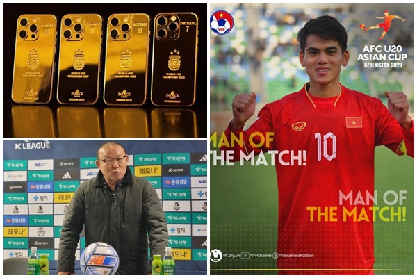 Thể thao hôm nay: Messi tặng 35 chiếc iPhone mạ vàng cho nhân viên và đồng đội; Khuất Văn Khang được bình chọn là cầu thủ xuất sắc