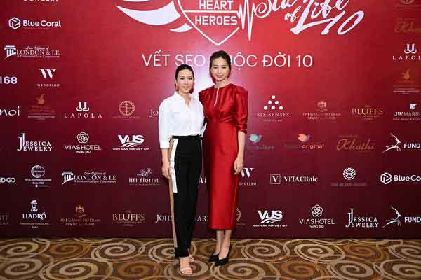 Hoa hậu Thu Hoài hội ngộ Ngô Thanh Vân trong hoạt động ý nghĩa