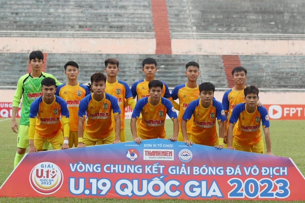 Bán kết 1 VCK U.19 Quốc gia 2023: U.19 Hà Nội – U.19 Sông Lam Nghệ An: Bất phân thắng bại