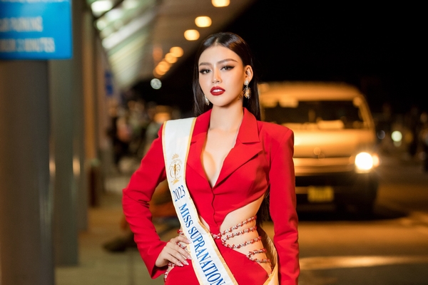 Đặng Thanh Ngân lên đường dự thi 'Miss Supranational 2023'